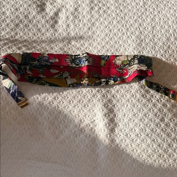 Hermes Colorful Patterned Cummerbund - Picture 2 of 5